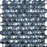 Mosaïque Diamant Hexagonal Noir brillant 31,5 x 31,5 cm